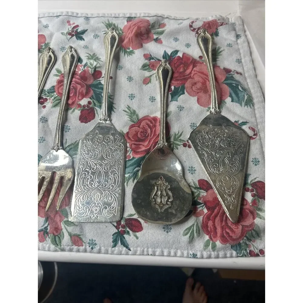 Vintage International Silver‎ Co Silver Plated 11 PC Serving Set